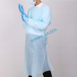 ชุดเสื้อกาวน์ – PE Thump Loop Isolation Gown ENIGTH285B